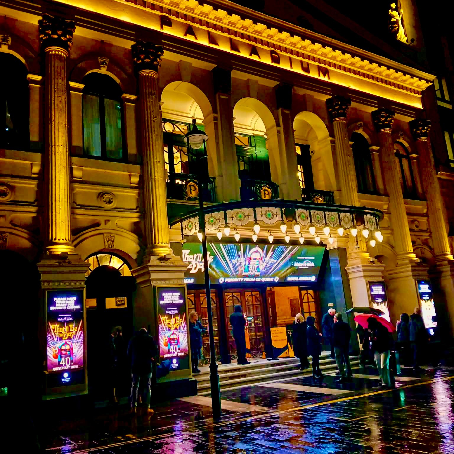 The London Palladium at Night